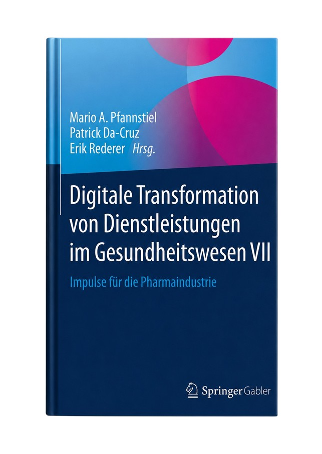 Dr. Claus Michael Sattler ist Co-Autor des Buches „Digitale Transformation von Dienstleistungen im Gesundheitswesen - Band VII“ mit dem Untertitel „Impulse für die Pharmaindustrie“ Herausgeber: Prof. Dr. Mario A. Pfannstiel, Prof. Dr. Patrick Da-Cruz, Prof. Dr. Erik Rederer